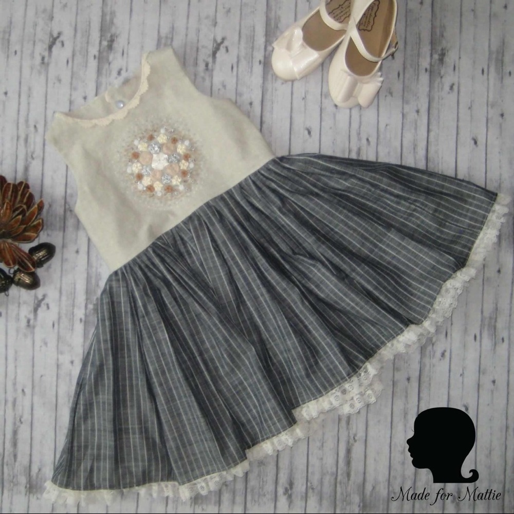 Hand embroidered girl’s dress